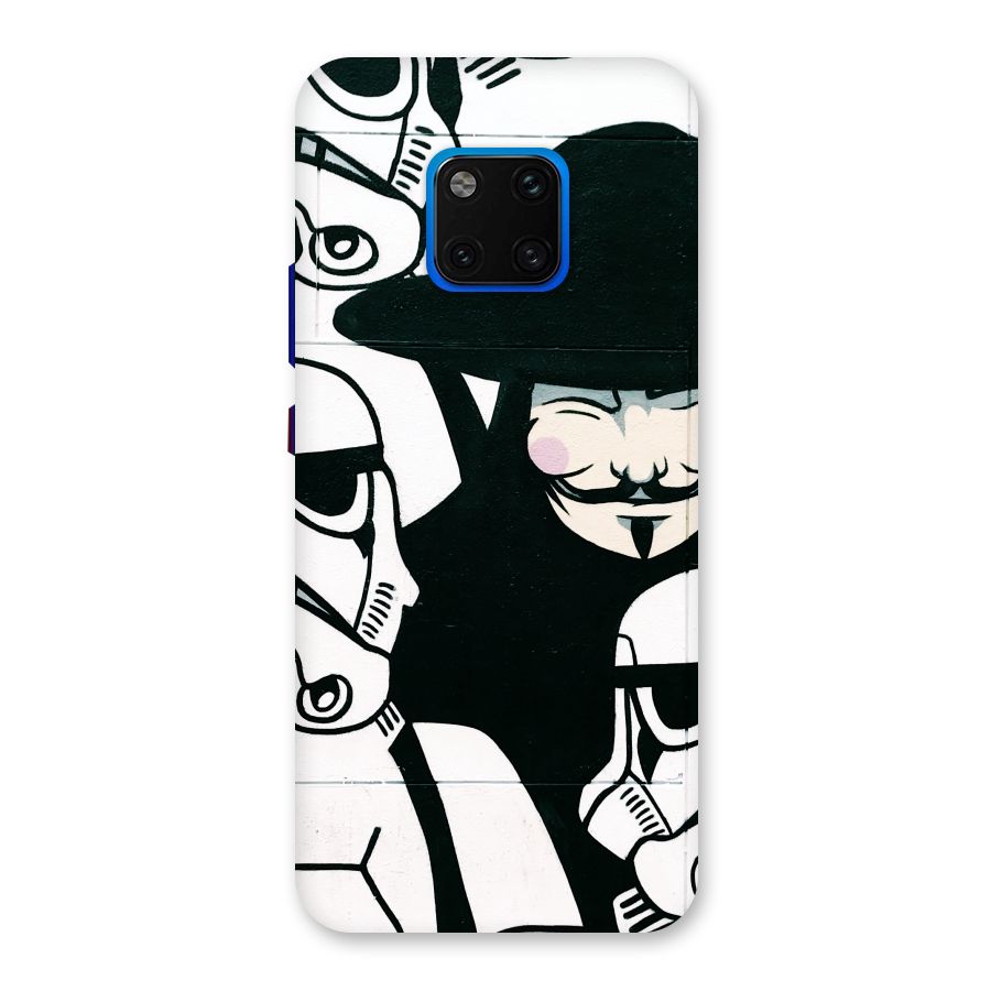 Anonymous Hat Back Case for Huawei Mate 20 Pro