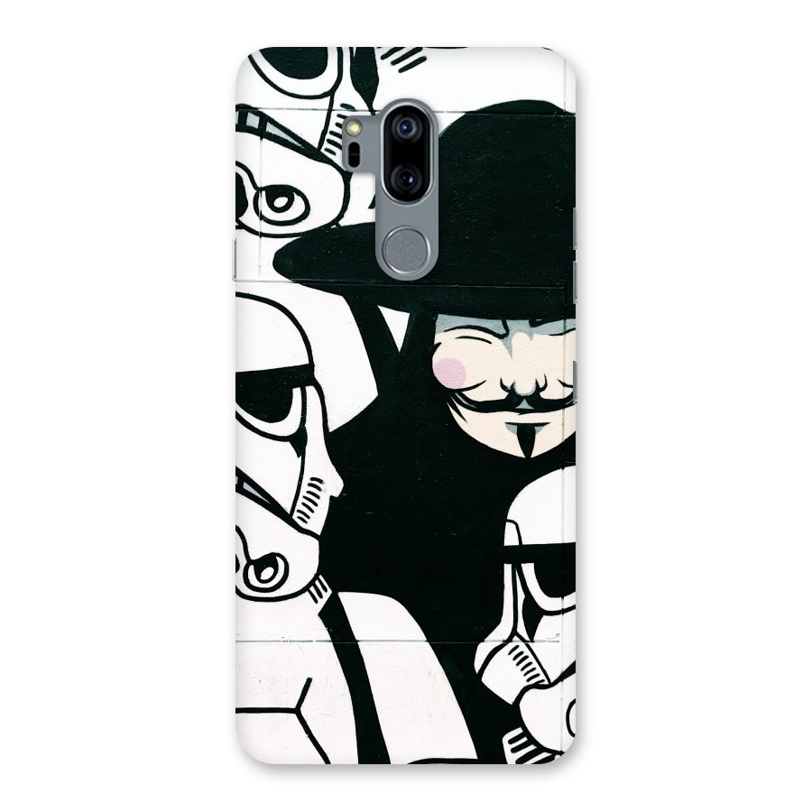 Anonymous Hat Back Case for LG G7
