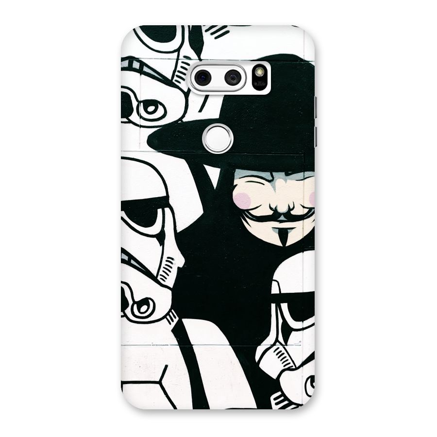 Anonymous Hat Back Case for LG V30