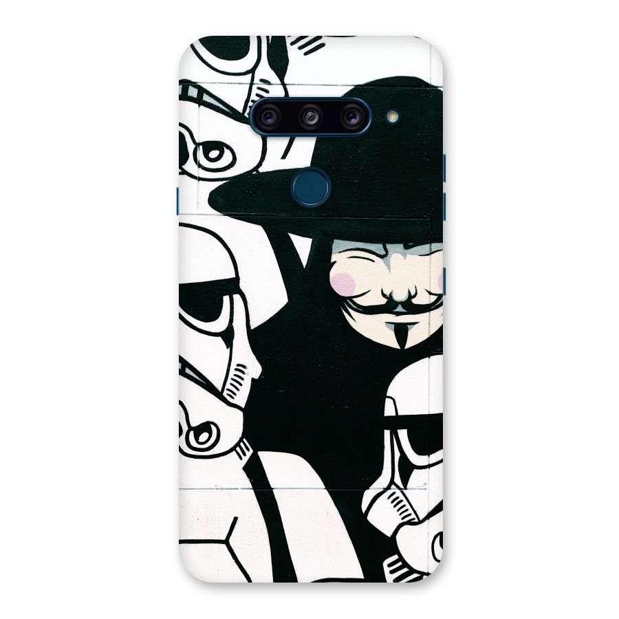 Anonymous Hat Back Case for LG  V40 ThinQ