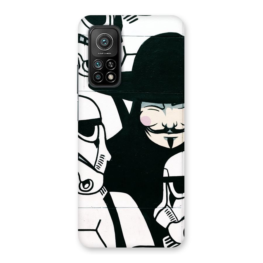 Anonymous Hat Back Case for Mi 10T 5G