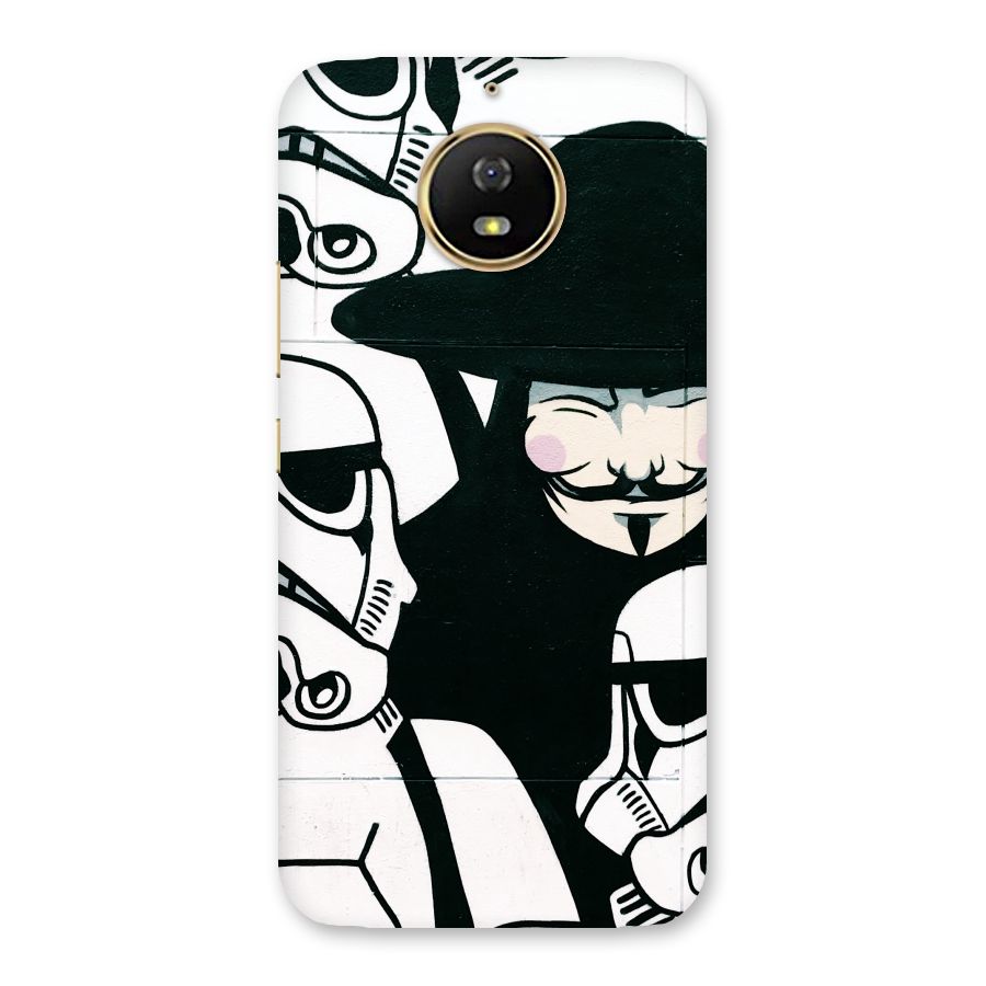 Anonymous Hat Back Case for Moto G5s