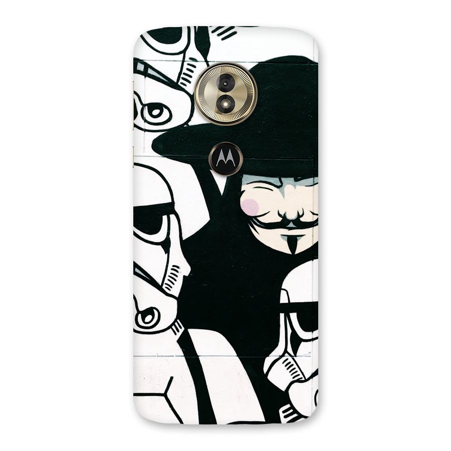 Anonymous Hat Back Case for Moto G6 Play
