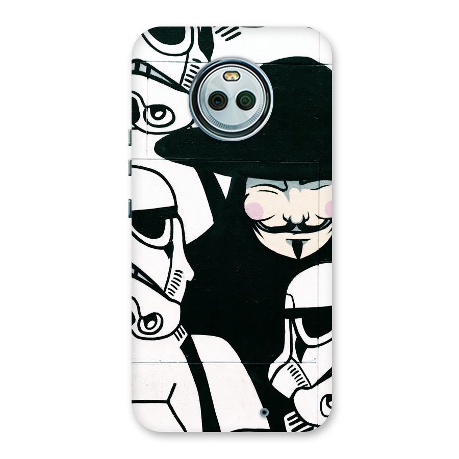 Anonymous Hat Back Case for Moto X4