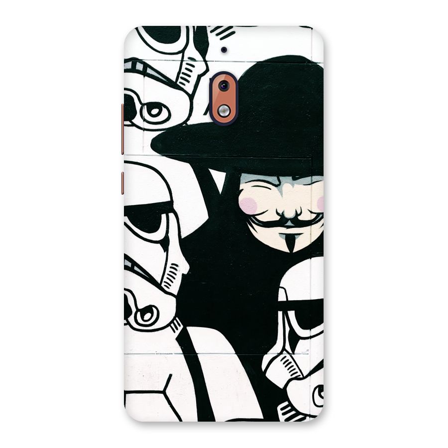 Anonymous Hat Back Case for Nokia 2.1