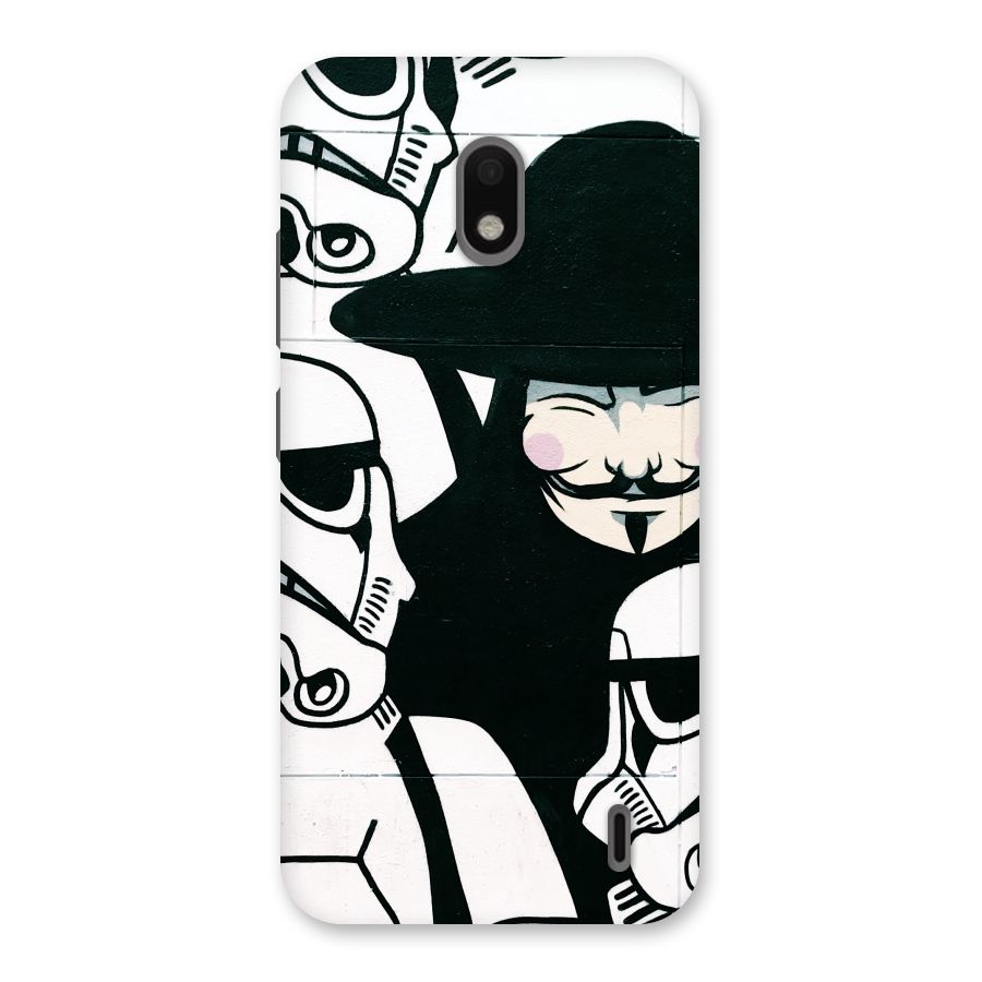 Anonymous Hat Back Case for Nokia 2.2