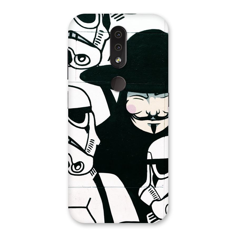 Anonymous Hat Back Case for Nokia 4.2