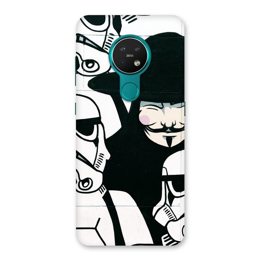 Anonymous Hat Back Case for Nokia 7.2