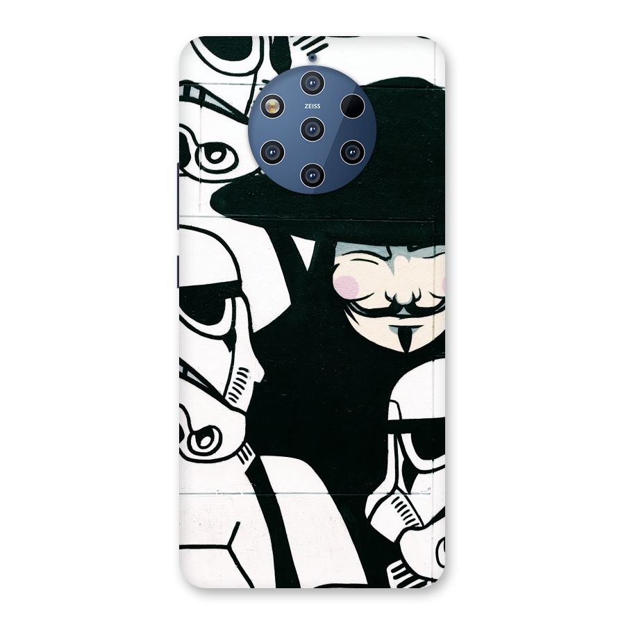 Anonymous Hat Back Case for Nokia 9 PureView