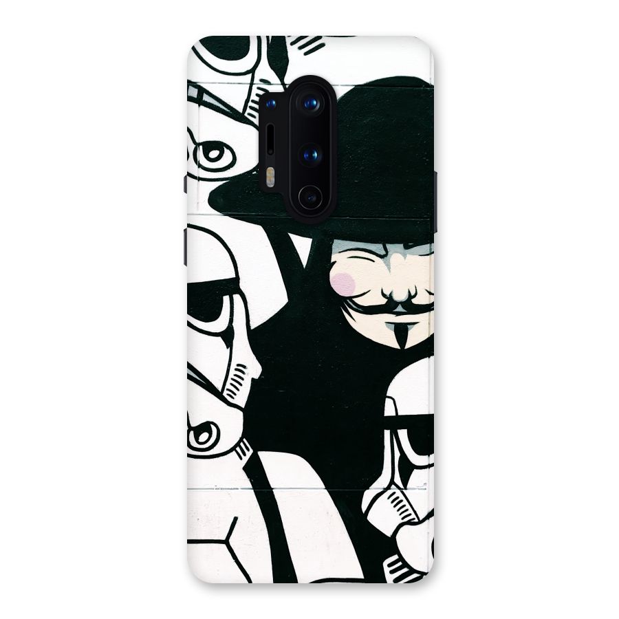 Anonymous Hat Back Case for OnePlus 8 Pro