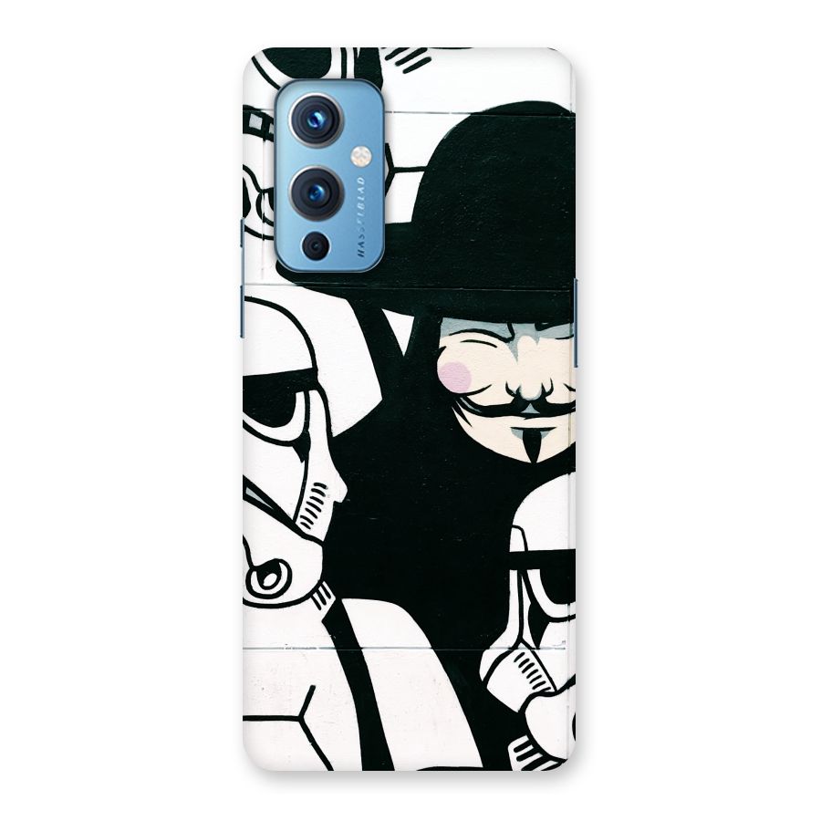 Anonymous Hat Back Case for OnePlus 9