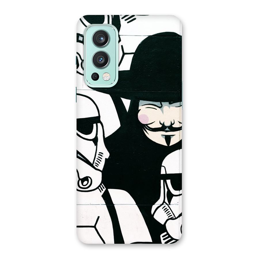 Anonymous Hat Back Case for OnePlus Nord 2 5G