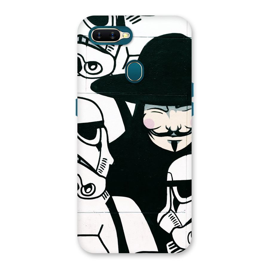 Anonymous Hat Back Case for Oppo A11k