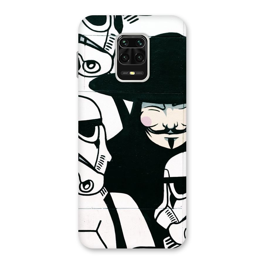Anonymous Hat Back Case for Poco M2 Pro