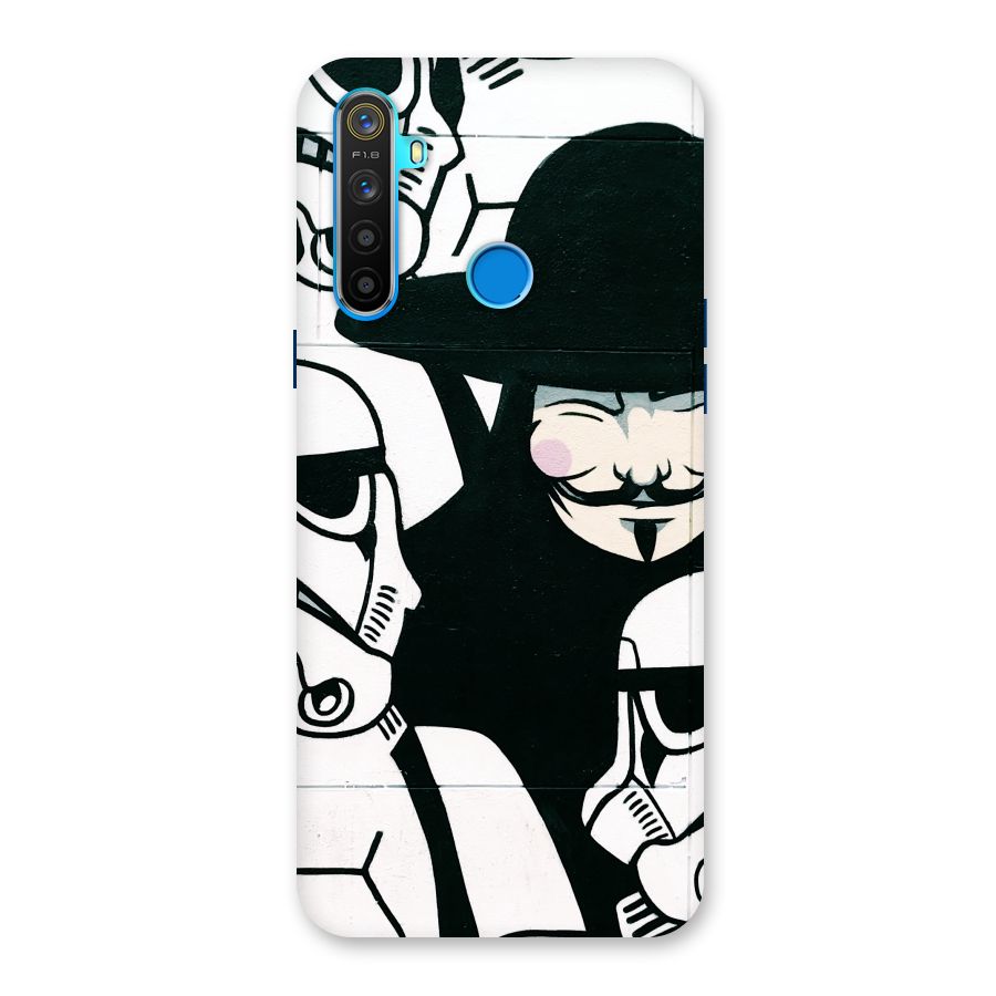 Anonymous Hat Back Case for Realme 5s