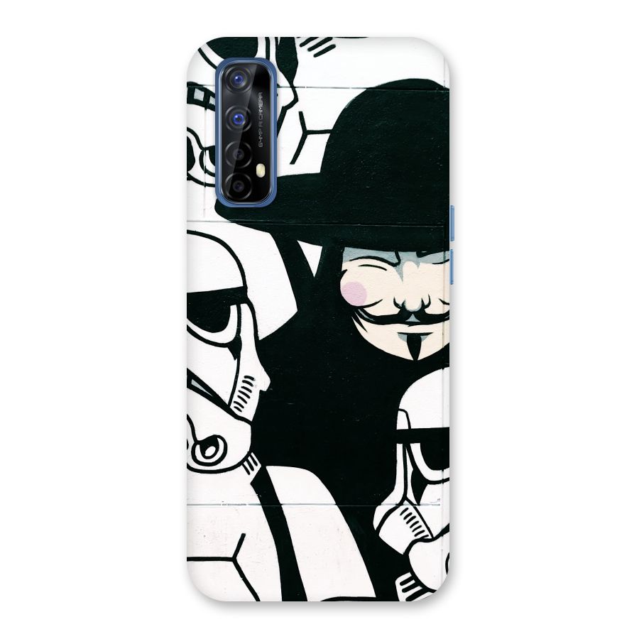 Anonymous Hat Back Case for Realme 7