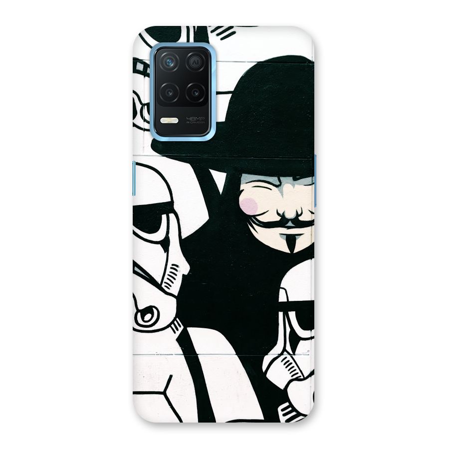 Anonymous Hat Back Case for Realme 8s 5G