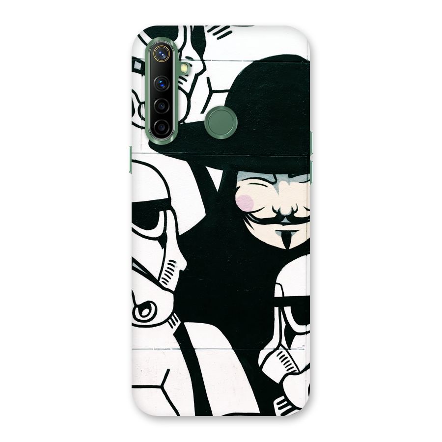 Anonymous Hat Back Case for Realme Narzo 10