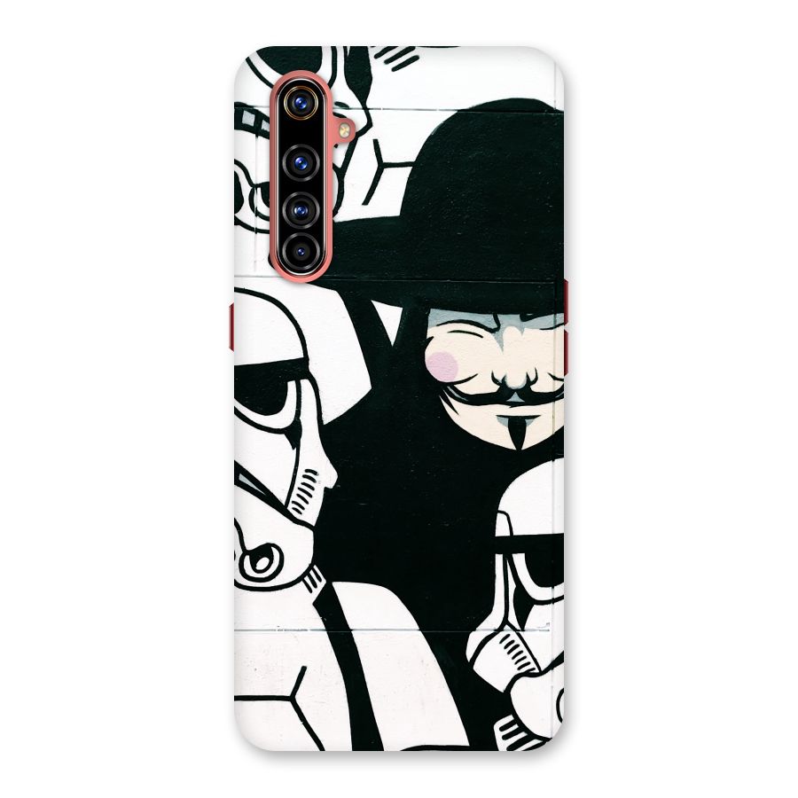 Anonymous Hat Back Case for Realme X50 Pro