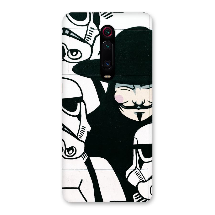 Anonymous Hat Back Case for Redmi K20