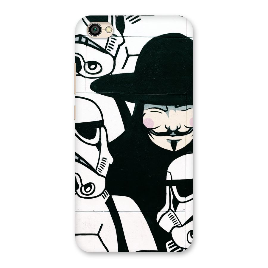 Anonymous Hat Back Case for Redmi Y1 Lite