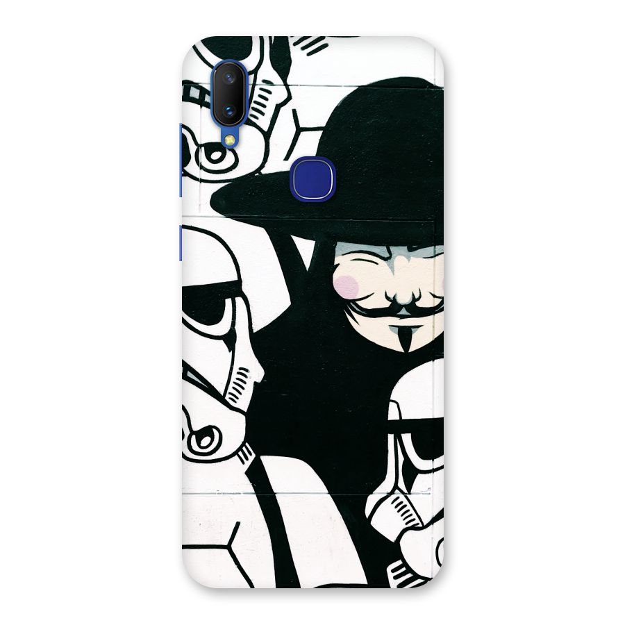 Anonymous Hat Back Case for Vivo V11