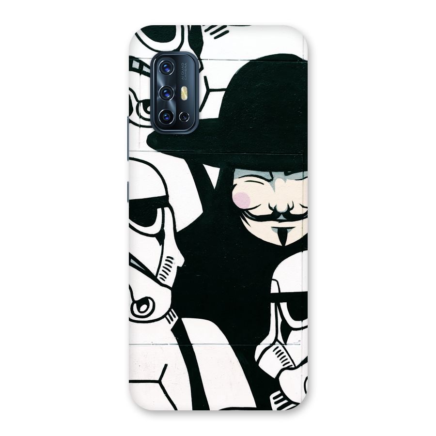 Anonymous Hat Back Case for Vivo V17
