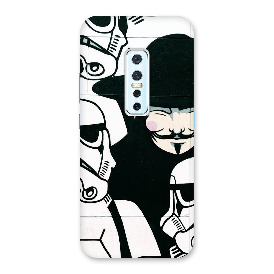 Anonymous Hat Back Case for Vivo V17 Pro