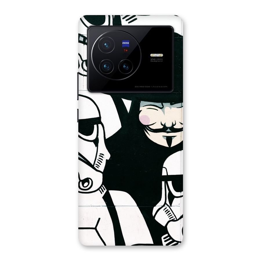 Anonymous Hat Back Case for Vivo X80