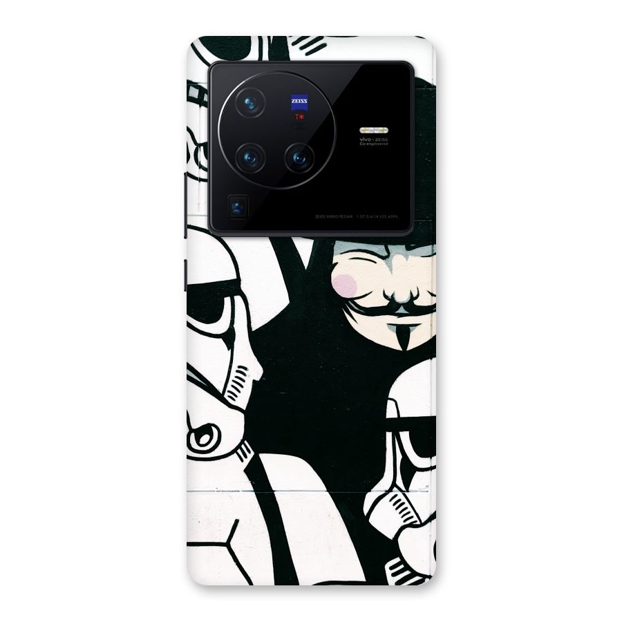 Anonymous Hat Back Case for Vivo X80 Pro