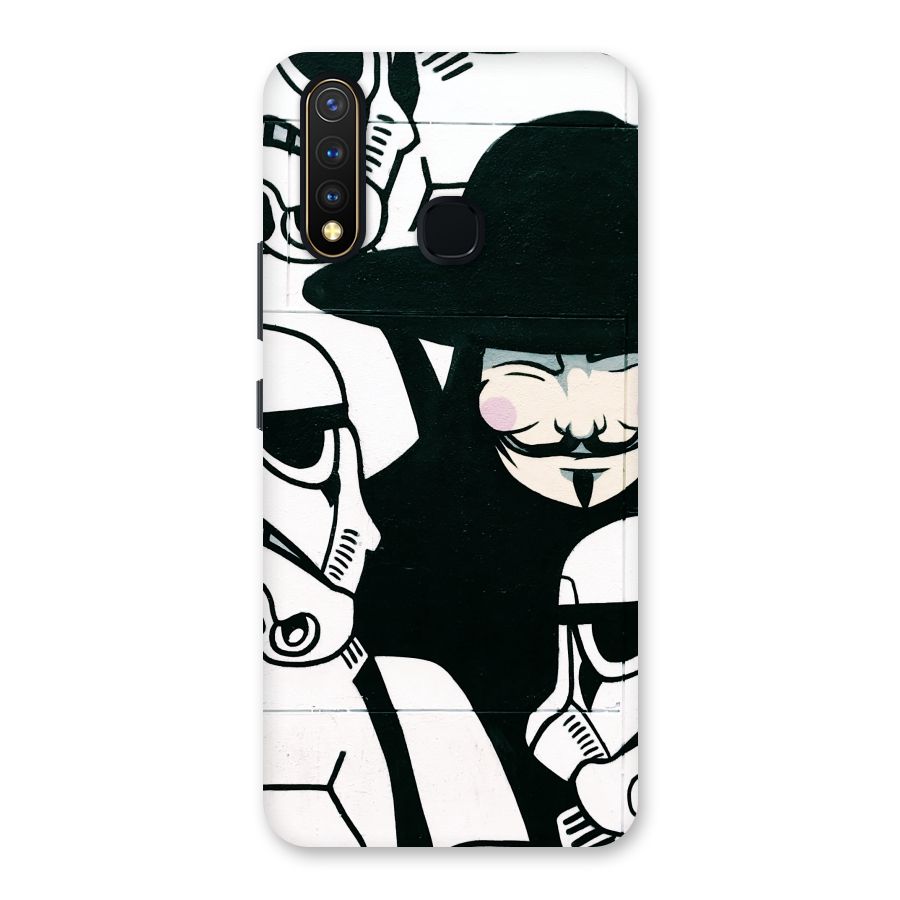 Anonymous Hat Back Case for Vivo Y19