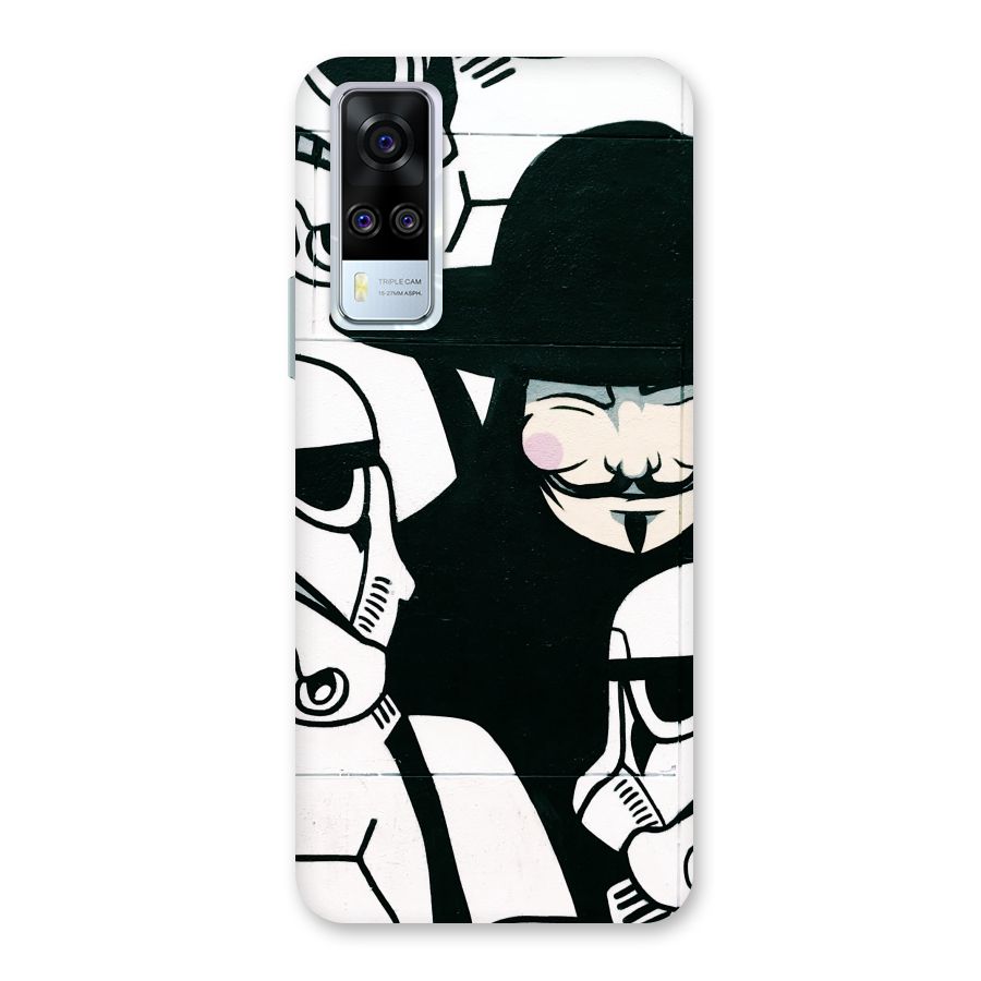 Anonymous Hat Back Case for Vivo Y31