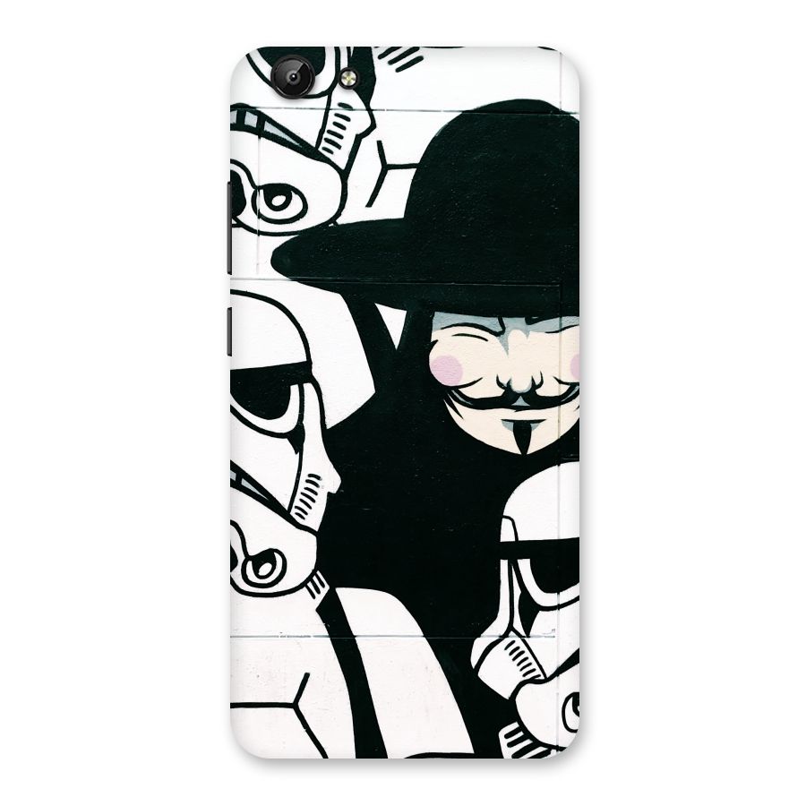 Anonymous Hat Back Case for Vivo Y69