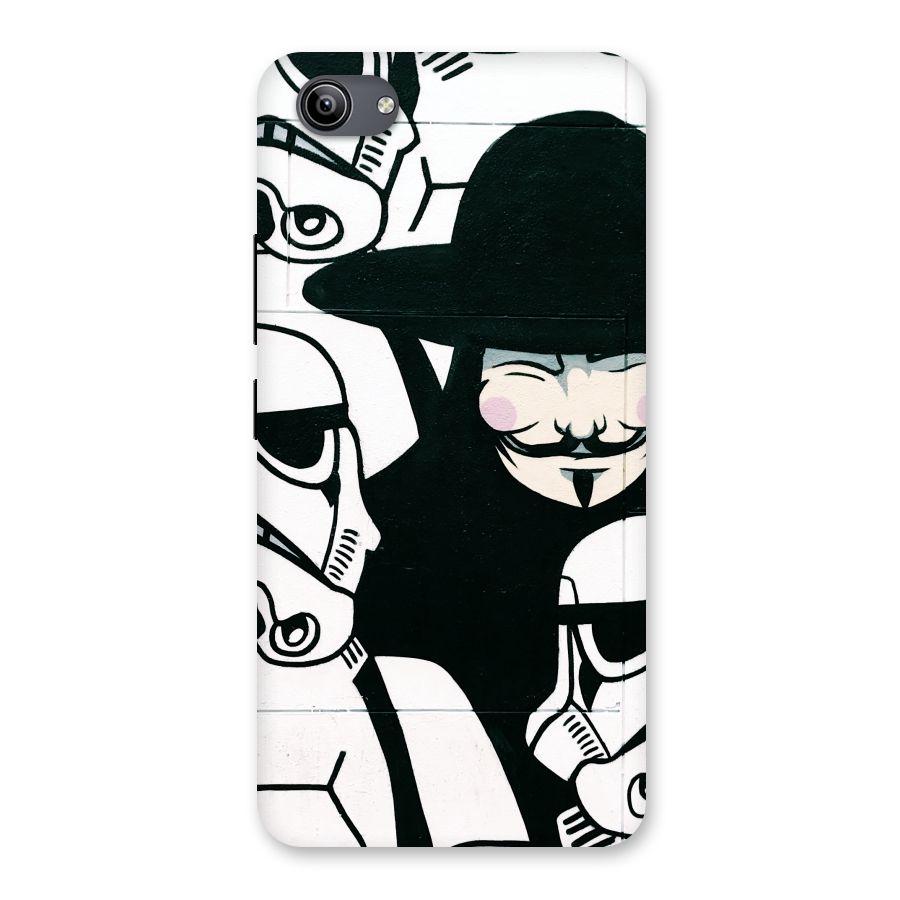 Anonymous Hat Back Case for Vivo Y81i
