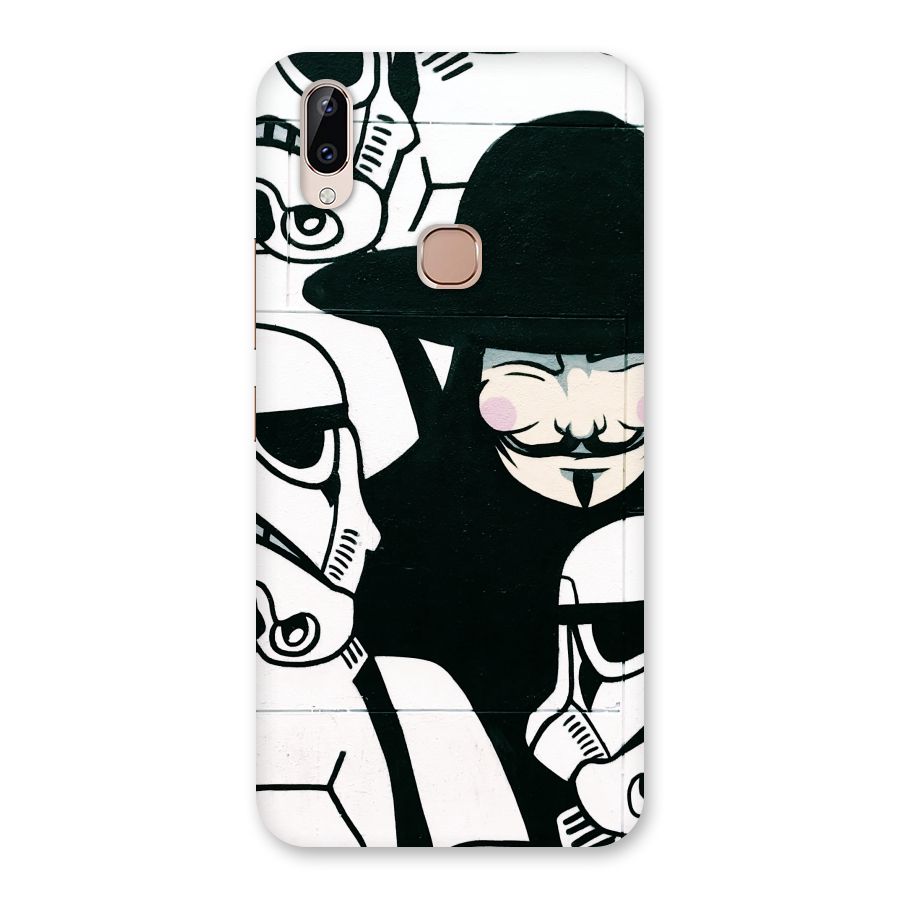 Anonymous Hat Back Case for Vivo Y83 Pro