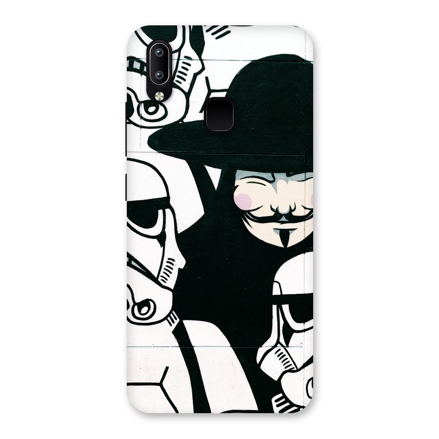 Anonymous Hat Back Case for Vivo Y93