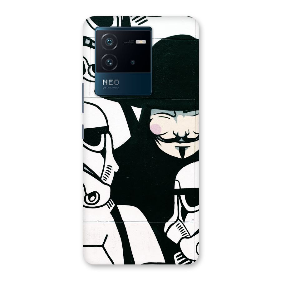 Anonymous Hat Back Case for Vivo iQOO Neo 6 5G