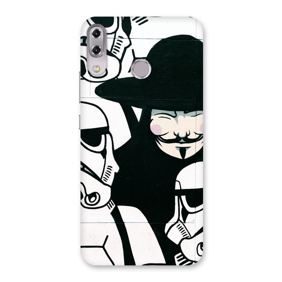 Anonymous Hat Back Case for Zenfone 5Z