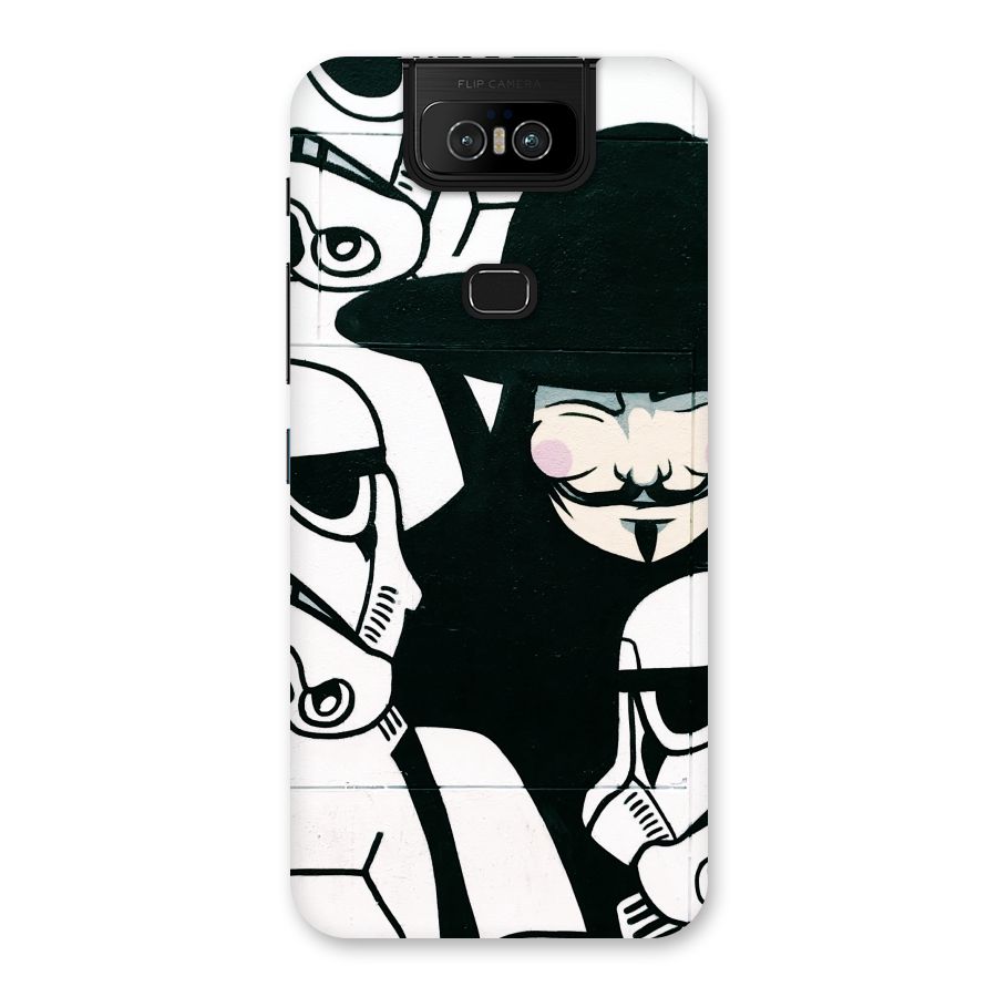 Anonymous Hat Back Case for Zenfone 6z