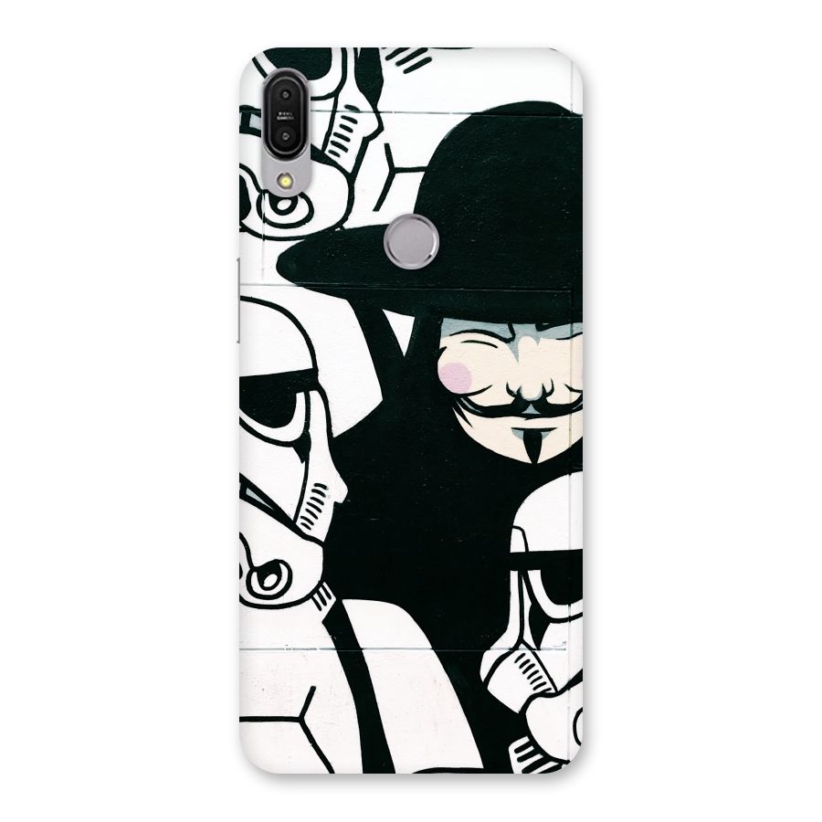 Anonymous Hat Back Case for Zenfone Max Pro M1