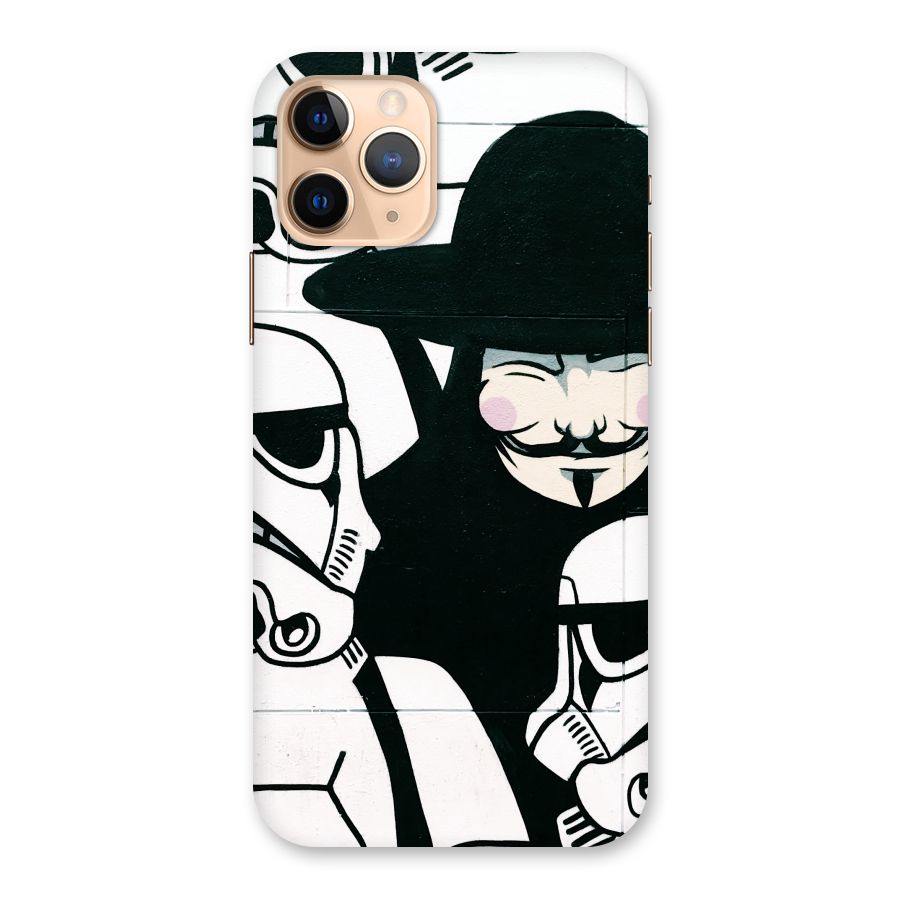 Anonymous Hat Back Case for iPhone 11 Pro