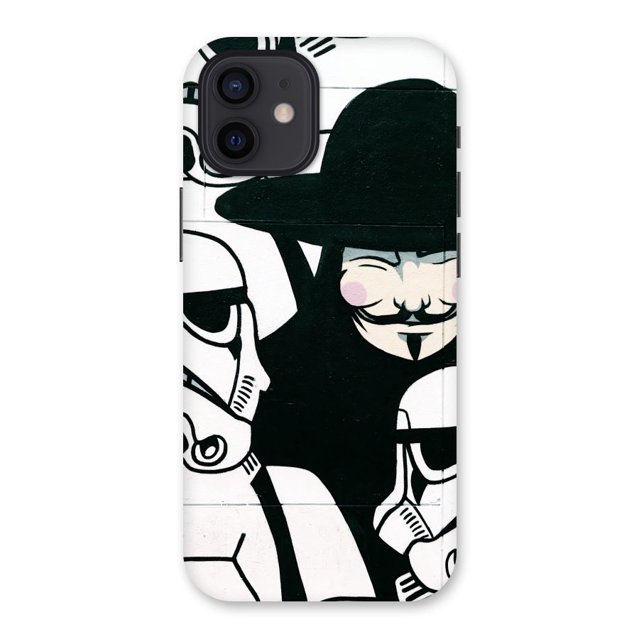 Anonymous Hat Back Case for iPhone 12