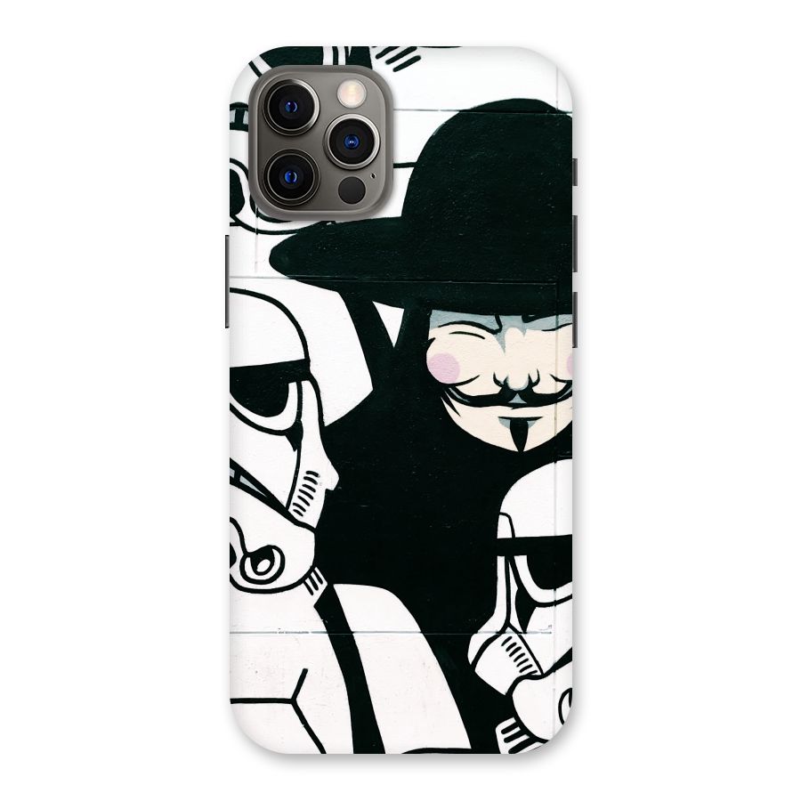 Anonymous Hat Back Case for iPhone 12 Pro