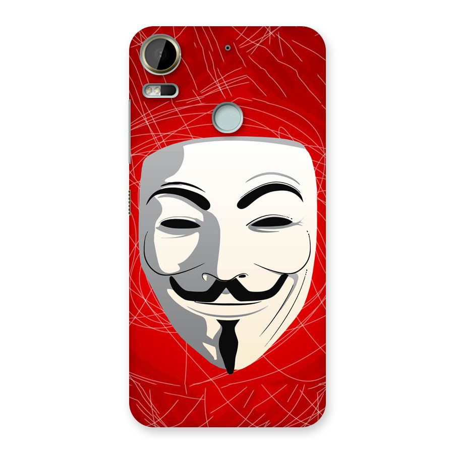 Anonymous Mask Abstract Back Case for Desire 10 Pro