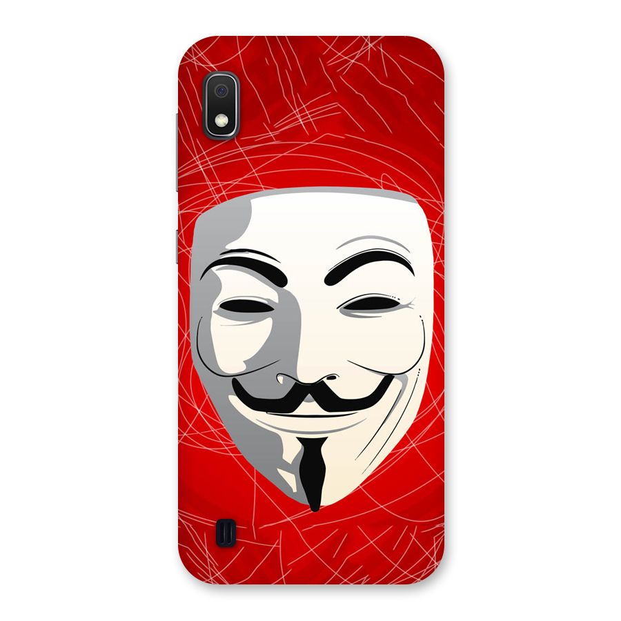 Anonymous Mask Abstract Back Case for Galaxy A10