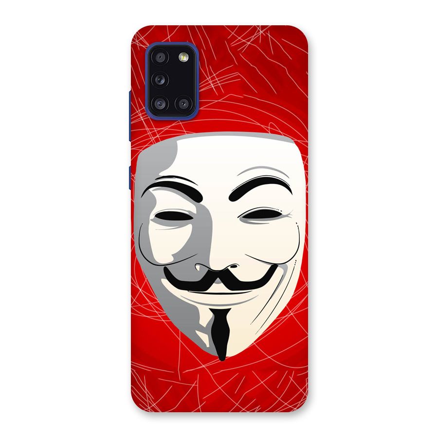 Anonymous Mask Abstract Back Case for Galaxy A31