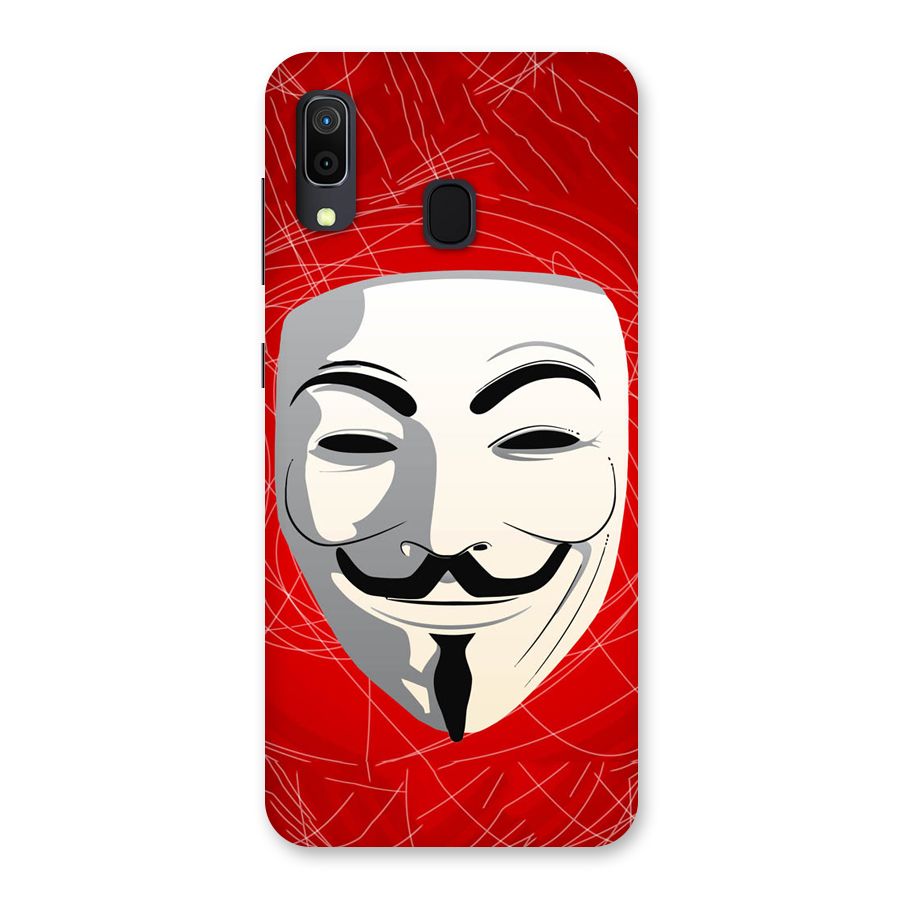 Anonymous Mask Abstract Back Case for Galaxy M10s