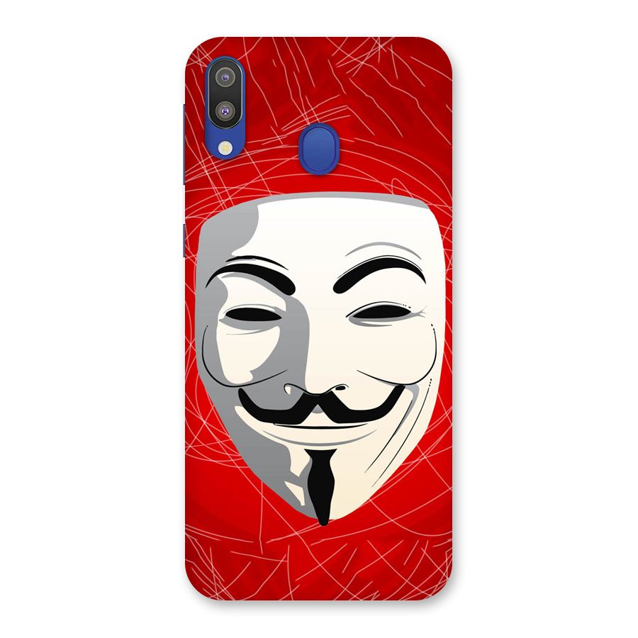 Anonymous Mask Abstract Back Case for Galaxy M20