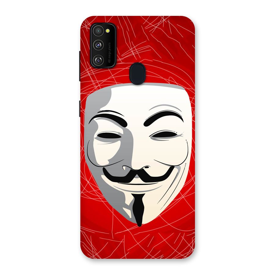 Anonymous Mask Abstract Back Case for Galaxy M30s