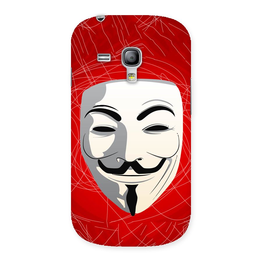 Anonymous Mask Abstract Back Case for Galaxy S3 Mini